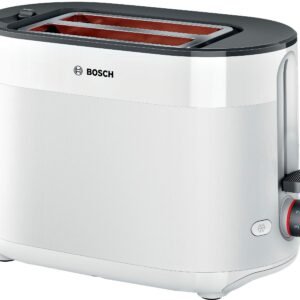 BOSCH BOSCH Toaster MyMoment TAT2M121, 2 Schlitze, für 2 Scheiben, 950 W, integrierter Brötchenaufsatz, Auftaufunktion, Brotzentrierung, AutoOff 2-Scheiben-Toaster