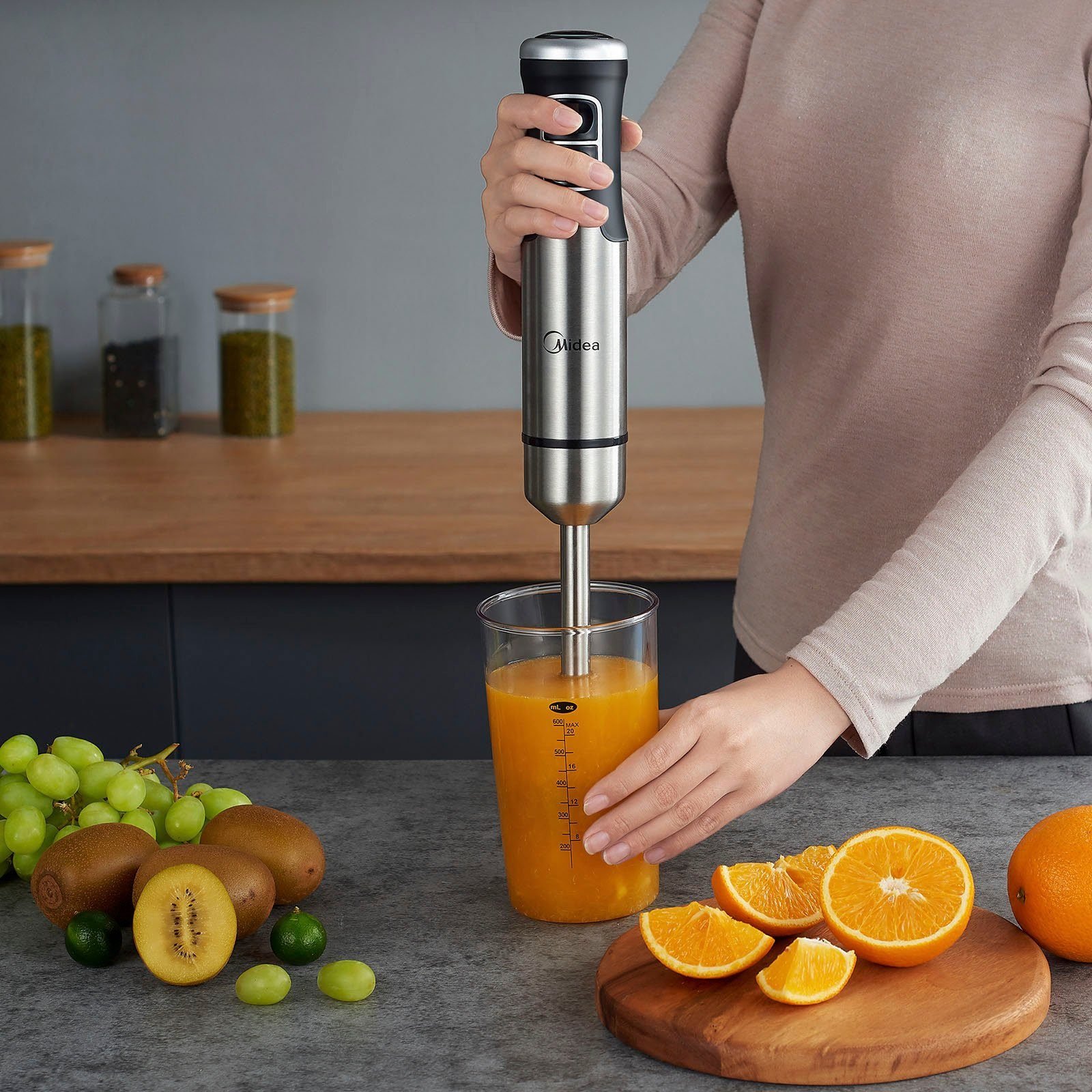 Stabmixer Midea Midea Stabmixer MJ-BH1001W, 1000 W