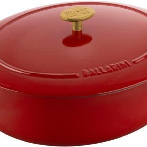 Bräter BALLARINI BALLARINI Bräter Bellamonte Cocotte, Gusseisen (1-tlg), robust, kratzfeste Emaille-Beschichtung, spülmaschinengeeignet rot