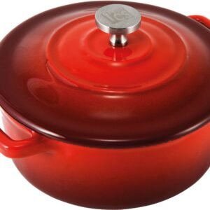 Carl Schmidt Sohn Fleischtopf Xanten, Gusseisen, Ø 10 cm, Induktion rot Carl Schmidt Sohn Fleischtöpfe