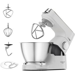 KENWOOD KENWOOD Küchenmaschine Titanium Chef Baker KVC65.001WH Titanium Chef Baker KVC65.001WH, 1200 W, 5 l Schüssel, weiß Multifunktionsküchenmaschinen