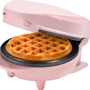 Waffeleisen bestron bestron Waffeleisen AMW500 Mini, 550 W, für klassische Waffeln, kleiner Waffelmaker mit Antihaftbeschichtung AMW500P pink