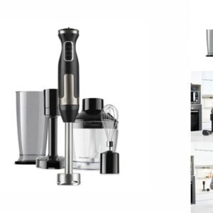 Black + Decker Black + Decker Standmixer Black decker Handrührgerät Black Decker ES9160080B Schwarz 1500 W, 1500 W Stabmixer