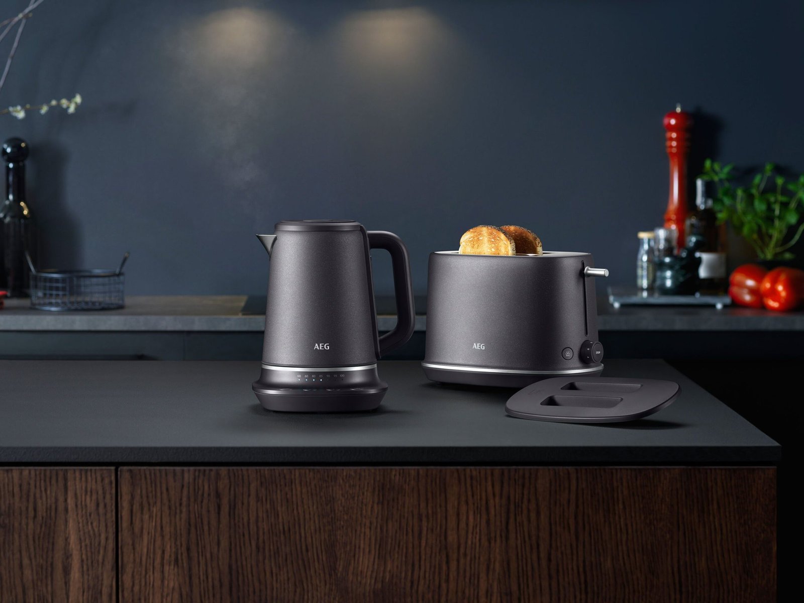 AEG AEG Wasserkocher K7-1-6BP Gourmet 7, 1,7 l, 2400 W Wasserkocher