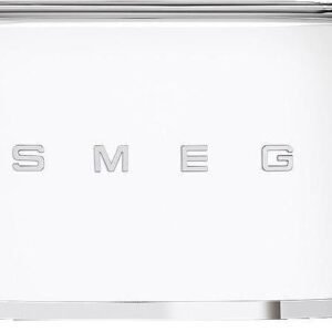 Toaster Smeg Smeg Toaster TSF02WHEU, 2 lange Schlitze, für 4 Scheiben, 1500 W WEIß TSF02