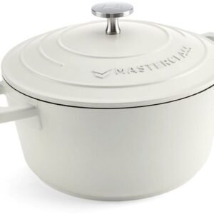 MasterClass Kasserolle MasterClass, Aluminiumguss, 2,5 Liter, rund, ultraleicht,kratzfeste Antihaftbeschichtung,Induktion Cremefarbig MasterClass Kasserollen