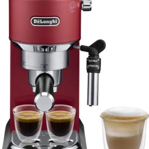 De\u0027Longhi Espressomaschinen De'Longhi Espressomaschine Dedica Style EC 685.R, Siebträger, 1350 Watt, 15 Bar rot