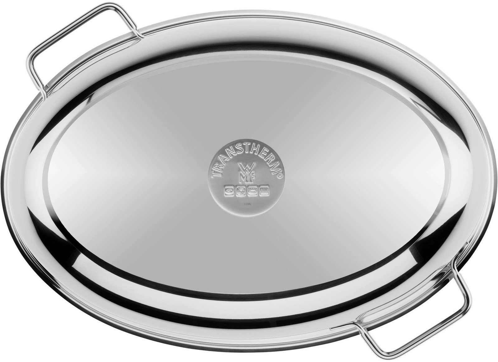 WMF Bräter Schmortopf Induktion, Cromargan® Edelstahl Rostfrei 18/10 (1-tlg), Deckel als induktionsgeeignete Pfanne nutzbar, 8,5l, backofengeeignet Bräter WMF