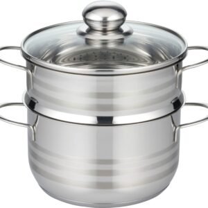 Dampfgartöpfe Elo Basic Elo Basic Dampfgartopf Brillant, Edelstahl, Glasdeckel, Induktion