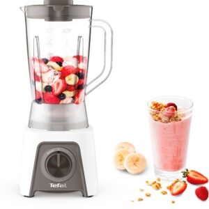 Tefal Standmixer BL2C01 Blendeo, 450 W, 1,5 Liter, 2 Geschwindigkeiten + Pulse-Funktion, Duraforce Klingen Standmixer Tefal
