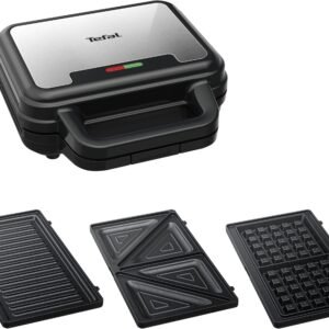 Tefal Sandwichmaker Tefal Sandwichmaker SW383D Ultracompact 3-in-1 Sandwich-Waffel-Panini Kombigerät, 700 W
