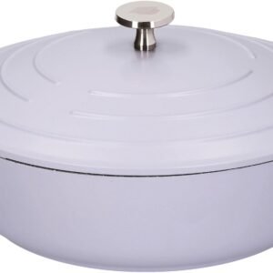 MasterClass Kasserolle MasterClass, Aluminiumguss, flach, 2,5 L, ultraleicht, kratzfeste Antihaftbeschichtung, Induktion Lavendel Kasserollen MasterClass