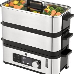 WMF WMF Dampfgarer KÜCHENminis® Vitalis E, 900 W, ideal für den Single Haushalt Dampfgarer