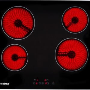 Kochfelder Phu00F6nix Germany Phönix Germany Elektro-Kochfeld PC-604T, Glaskeramikkochfeld 4 Zonen Glaskeramik Einbauherd