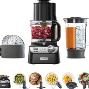 KENWOOD Küchenmaschine FDM72.990BK MultiPro XL Weigh+ FDM72.990BK MultiPro XL Weigh+, 1000 W, 3 l Schüssel, 1000 Watt, 3 l Arbeitsbehälter, Autograph Collection KENWOOD Multifunktionsküchenmaschinen