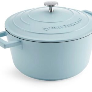 MasterClass Kasserolle MasterClass, Aluminiumguss, 4 Liter, rund, ultraleicht, kratzfeste Antihaftbeschichtung, Induktion Himmelblau Kasserollen MasterClass