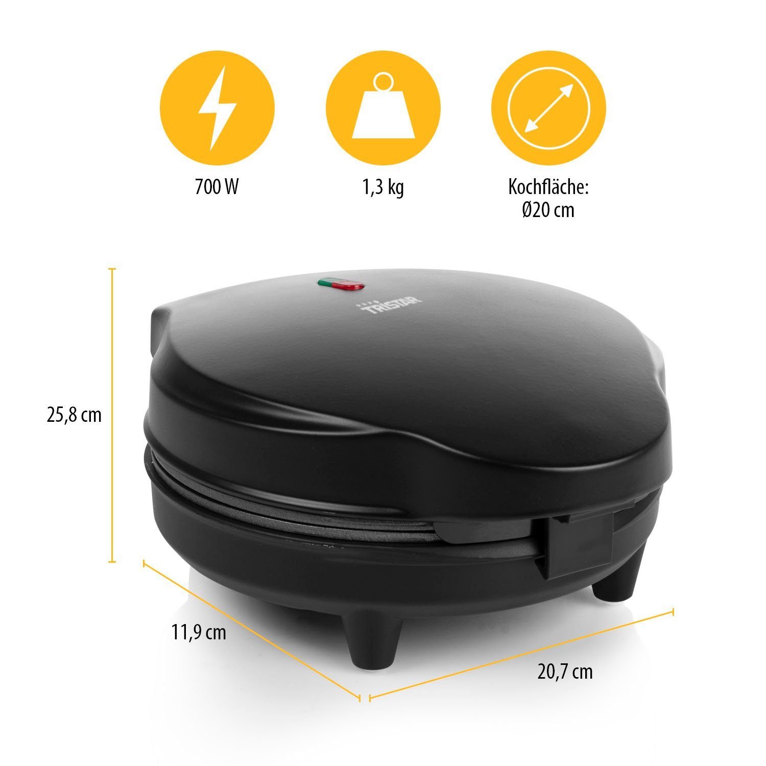 Waffeleisen Tristar Tristar Waffeleisen WF-1170, 700 W