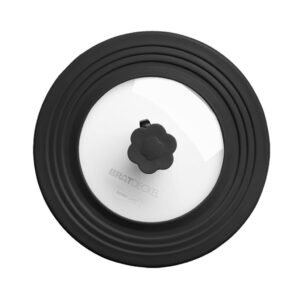 Topfdeckel Kochblume Kochblume Universaldeckel Bratdeckel L Taupe anthrazit