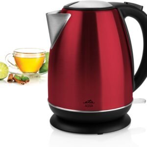 eta Wasserkocher ALENA ETA359090010, 1,7 l, 2200 W, Edelstahloptik, Kontaktsystem, Thermosicherung Wasserkocher eta