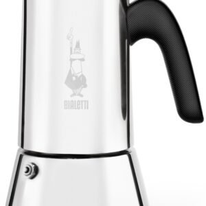 BIALETTI Espressokocher Venus, 0,46l Kaffeekanne, Edelstahl, 10 Tassen Teebereiter BIALETTI