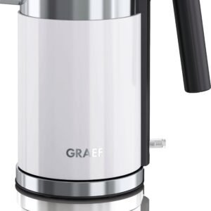 Graef Wasserkocher Graef Wasserkocher WK 401, 1 l, 1850 W, Edelstahl, weiß weiß