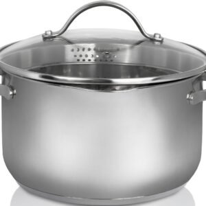 Kru00FCger Krüger Kochtopf, Edelstahl 18/8 (1-tlg), Induktion Gemüsetöpfe