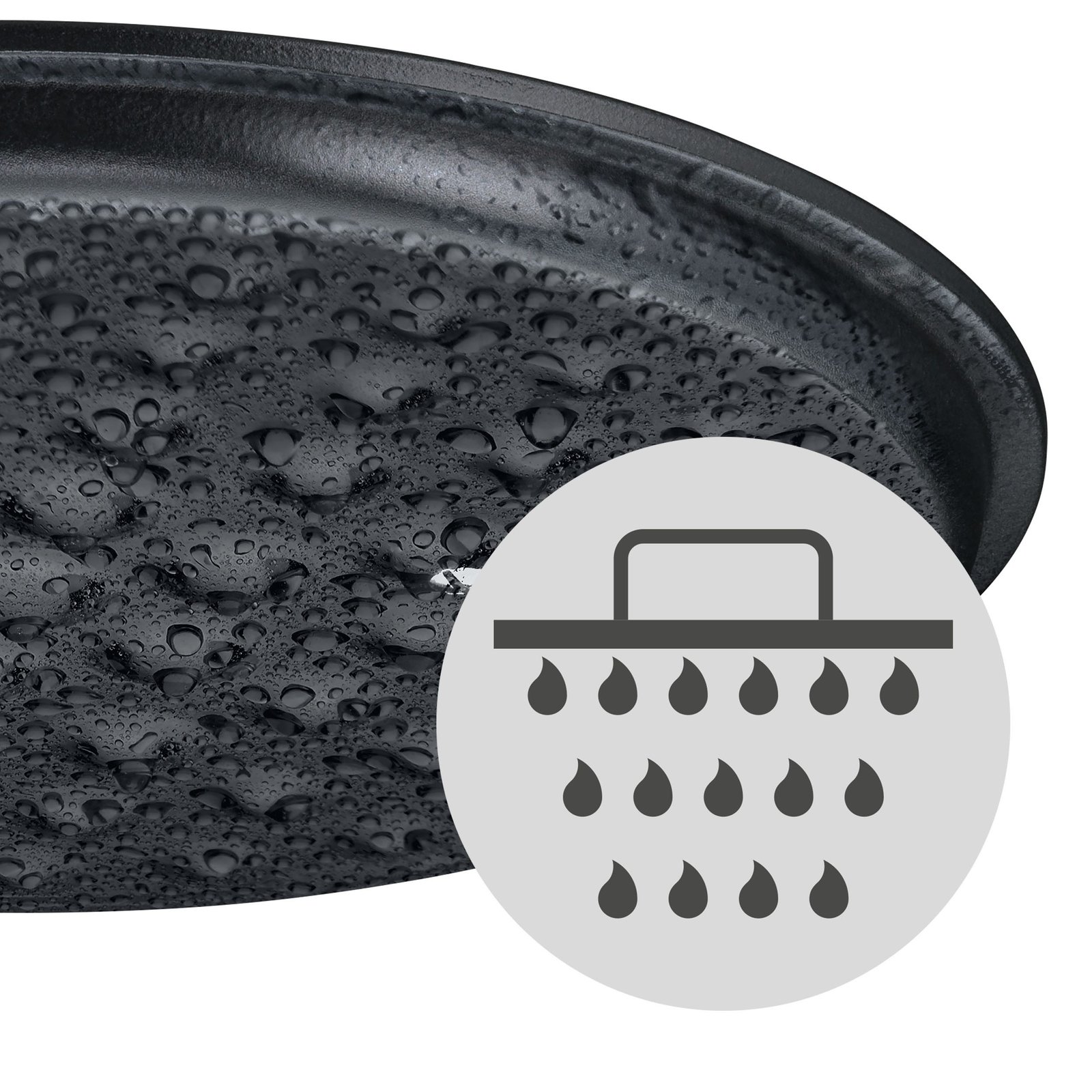 WMF Bräter Flavour, Gusseisen, 8,6 Liter, Gusseisen-Kochgeschirr, Deckel mit Kondensationsnoppen Bräter WMF