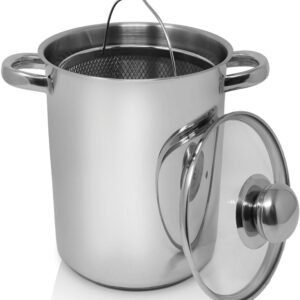 Kru00FCger Spargeltöpfe Krüger Spargeltopf, Edelstahl (1-tlg), für Induktions-Kochfelder geeignet