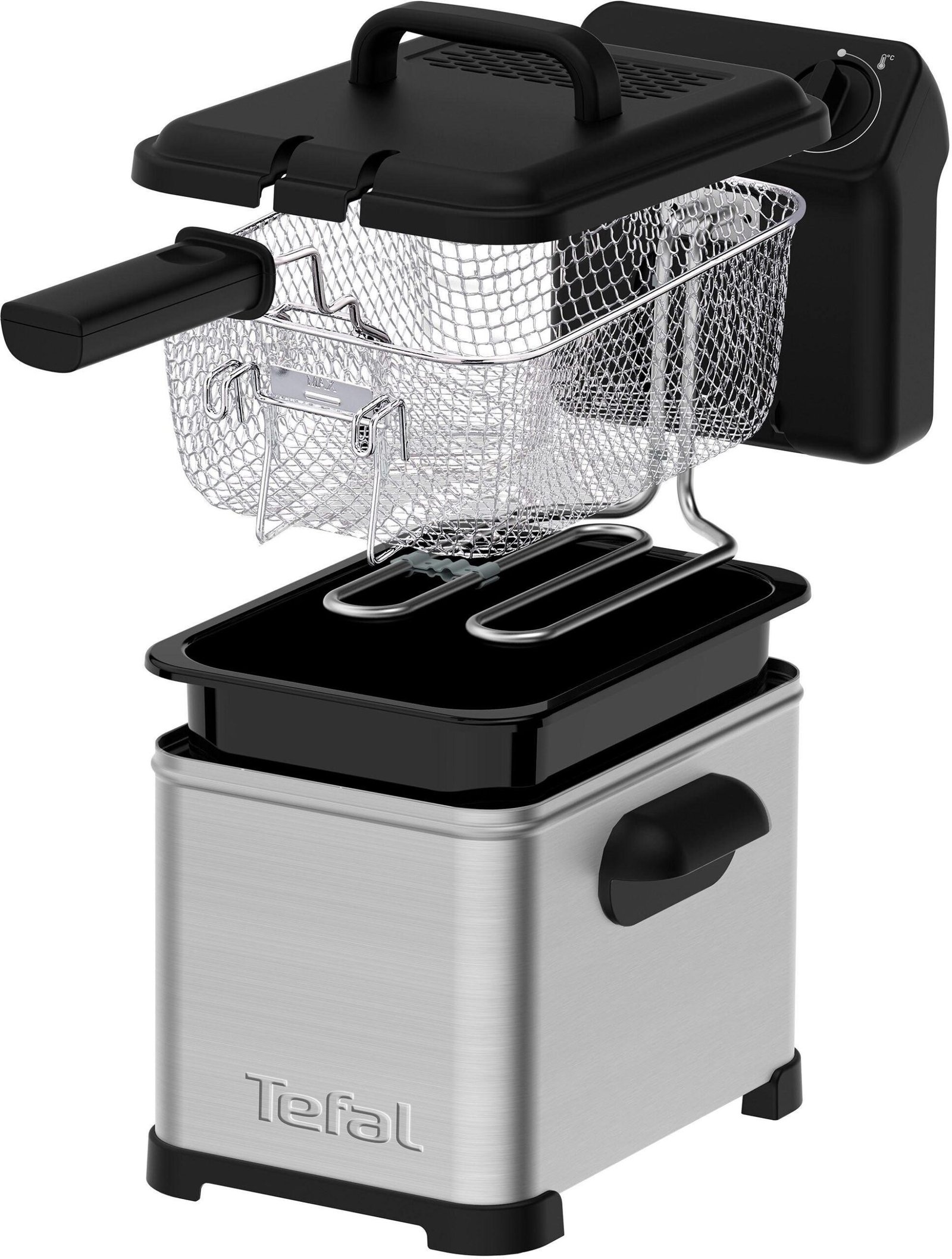 Tefal Fritteuse Family Pro Access, 3000 W, 4 L, Ölbehälter herausnehmbar, Kühlzonen-Technologie, FR5030 Tefal Kaltzonenfritteusen