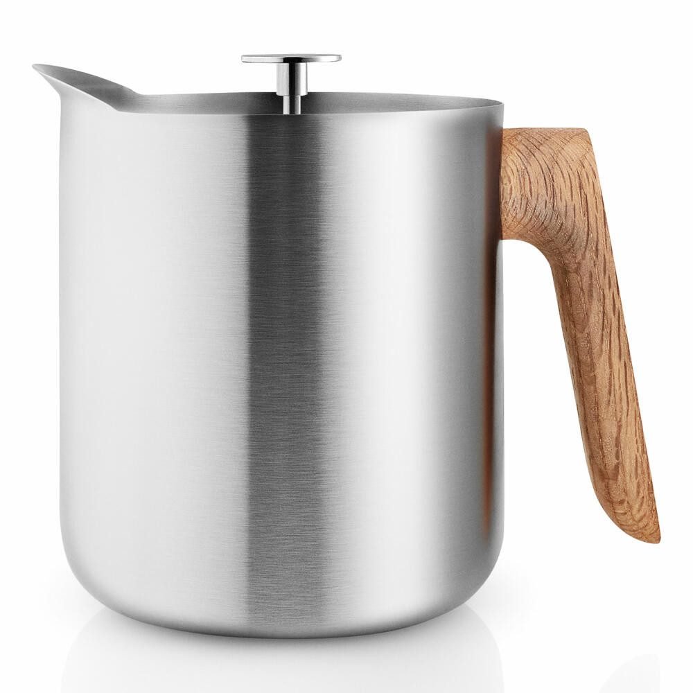 Teebereiter Eva Solo Eva Solo Teekanne Nordic Kitchen Stempelteekanne Silberfarben 1 L, 1 l
