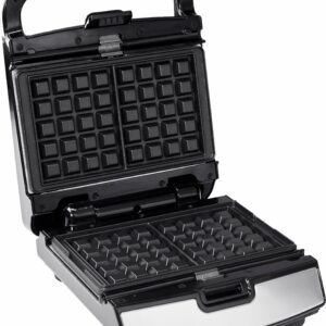 Tefal 2-in-1-Kombi-Waffeleisen SW852D Snack Collection, 700 W, antihaftbeschichte Platten, spülmaschinengeeignet, viele Funktionen Belgisches Waffeleisen Tefal