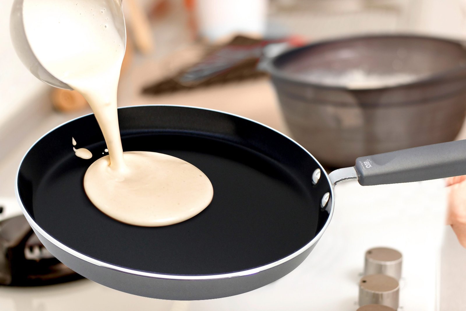 Elo Basic Crepepfannen Elo Basic Crêpepfanne Bratprofi, Aluminium, Ø 24 cm, Induktion