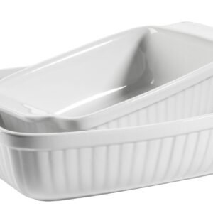 Mu00C4SER Auflaufformen MÄSER Auflaufform KITCHEN TIME, Keramik, (2-St) Weiß