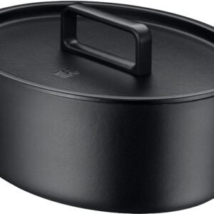 WMF Bräter Flavour, Gusseisen, 8,6 Liter, Gusseisen-Kochgeschirr, Deckel mit Kondensationsnoppen Bräter WMF