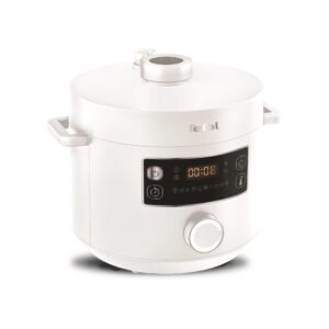 Tefal Multikocher CY7548 Turbo Cuisine CY7548 Turbo Cuisine, 1090 W, 5 l Schüssel, elektrischer Schnellkochtopf, 10 automatische Programme, vielseitig weiß Schnellkochtöpfe Tefal