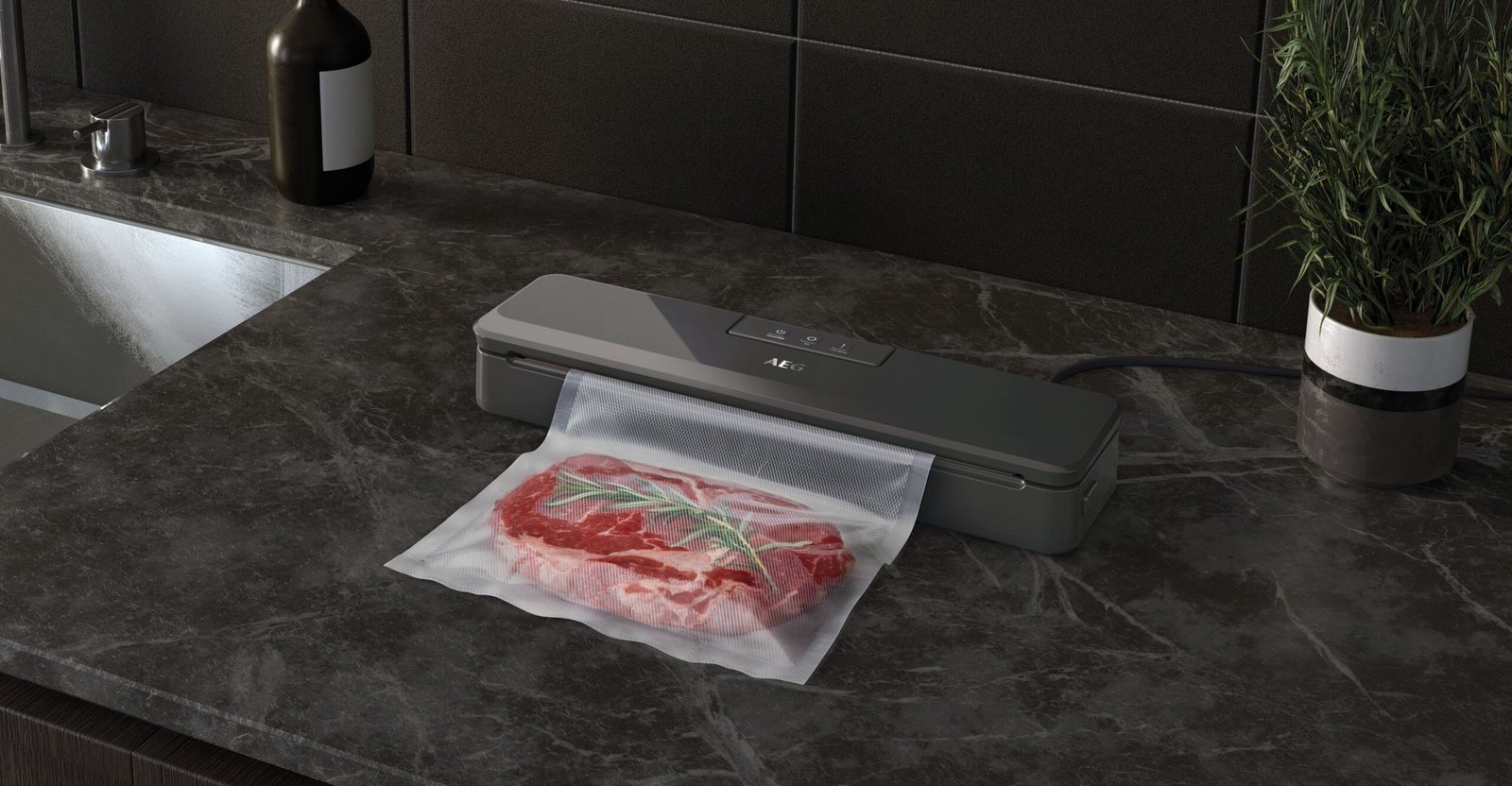 AEG Vakuumierer VS4-1-4AG, Rollenbreite 30,5 cm, 75W AEG Vakuumierer