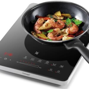 WMF Einzel-Induktionskochplatte KULT X Mono, 6 Direktwahlprogramme, Display, Timer-Funktion, Überhitzungsschutz WMF Einzelkochplatten