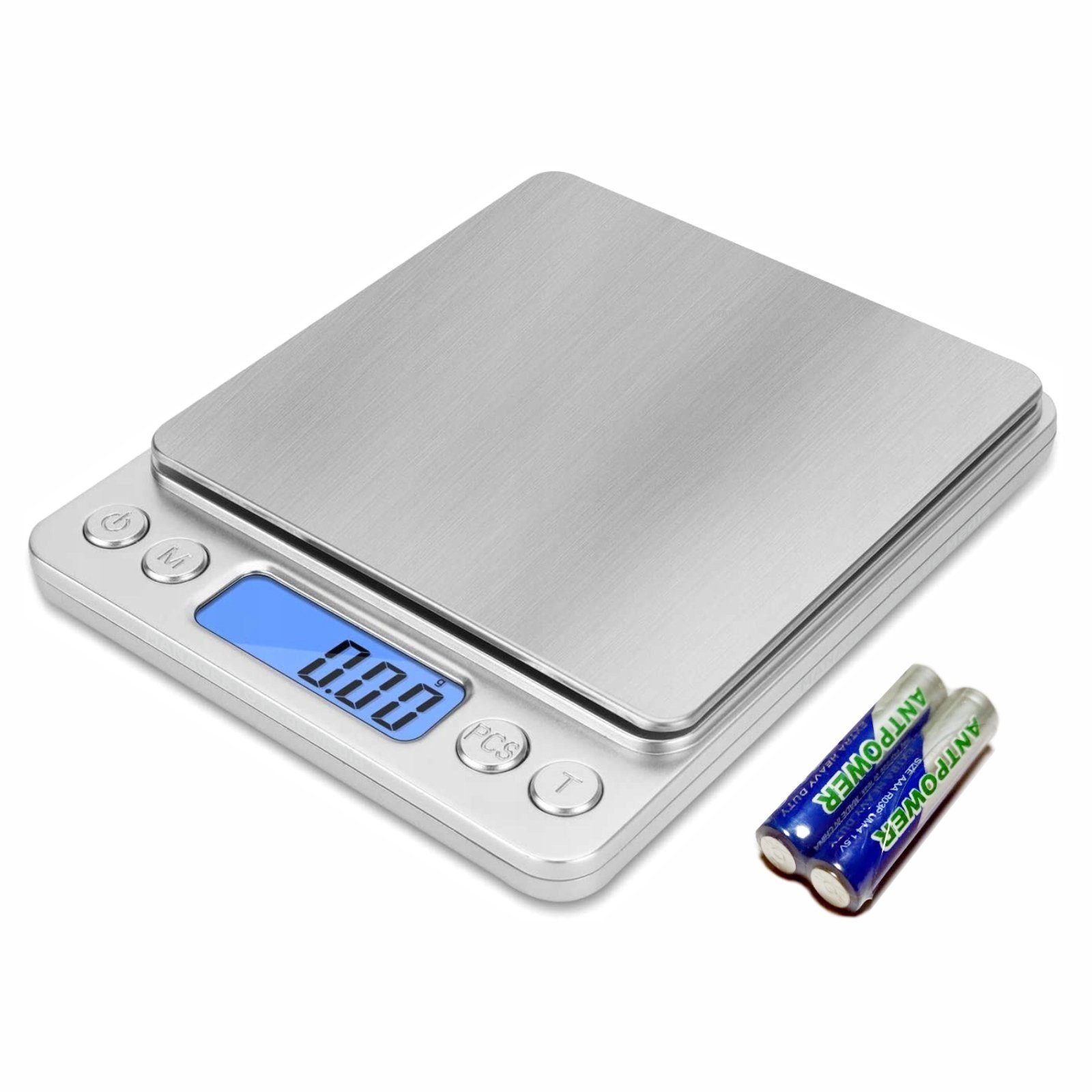 VARA Küchenwaage Digitale Haushalts- Feinwaage Küchenwaage 2 kg 0.1 Gramm Batterien VARA Küchenwaagen