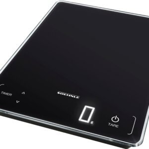 Küchenwaagen Soehnle Soehnle Küchenwaage Page Profi 100, &Sensor-Touch + Küchentimer, Tragkraft bis zu 15 kg, 1g genaue Teilung