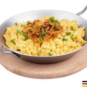 CHG CHG Servierpfanne, Eisen (1-tlg), Ø 20 cm, inkl. Servierbrett, Induktion, Made in Germany Servierpfannen