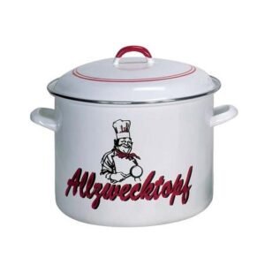 Krüger Kochtopf, Emaille (1-tlg), Induktion Kru00FCger Gemüsetöpfe