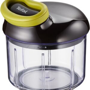 Zwiebelhacker Tefal Tefal Gemüsehacker Ingenio Zerkleinerer, 900ml, Edelstahlklingen, rutschfest, Soft-Touch-Griff, Schwarz/Grün