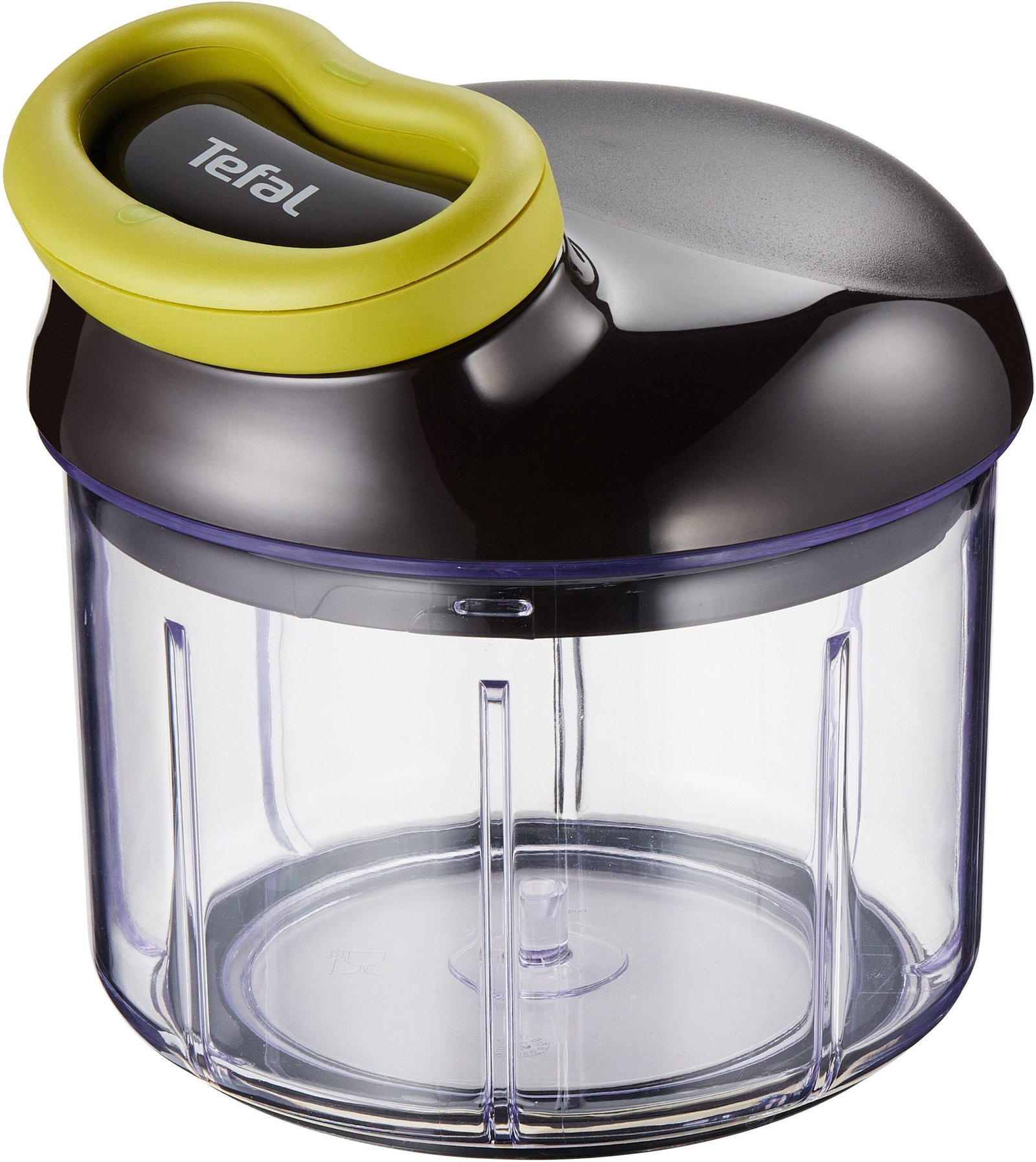 Zwiebelhacker Tefal Tefal Gemüsehacker Ingenio Zerkleinerer, 900ml, Edelstahlklingen, rutschfest, Soft-Touch-Griff, Schwarz/Grün
