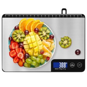 Küchenwaagen HYIEAR HYIEAR Küchenwaage Küchenwaage,Waage,Feinwaage,Küchenwaage digital,Waage küchenwaage, (USB-Ladekabel x1, Batterien x2), Tara-Funktion,Maximales Wiegegewicht: 15 kg, Digitales Display.