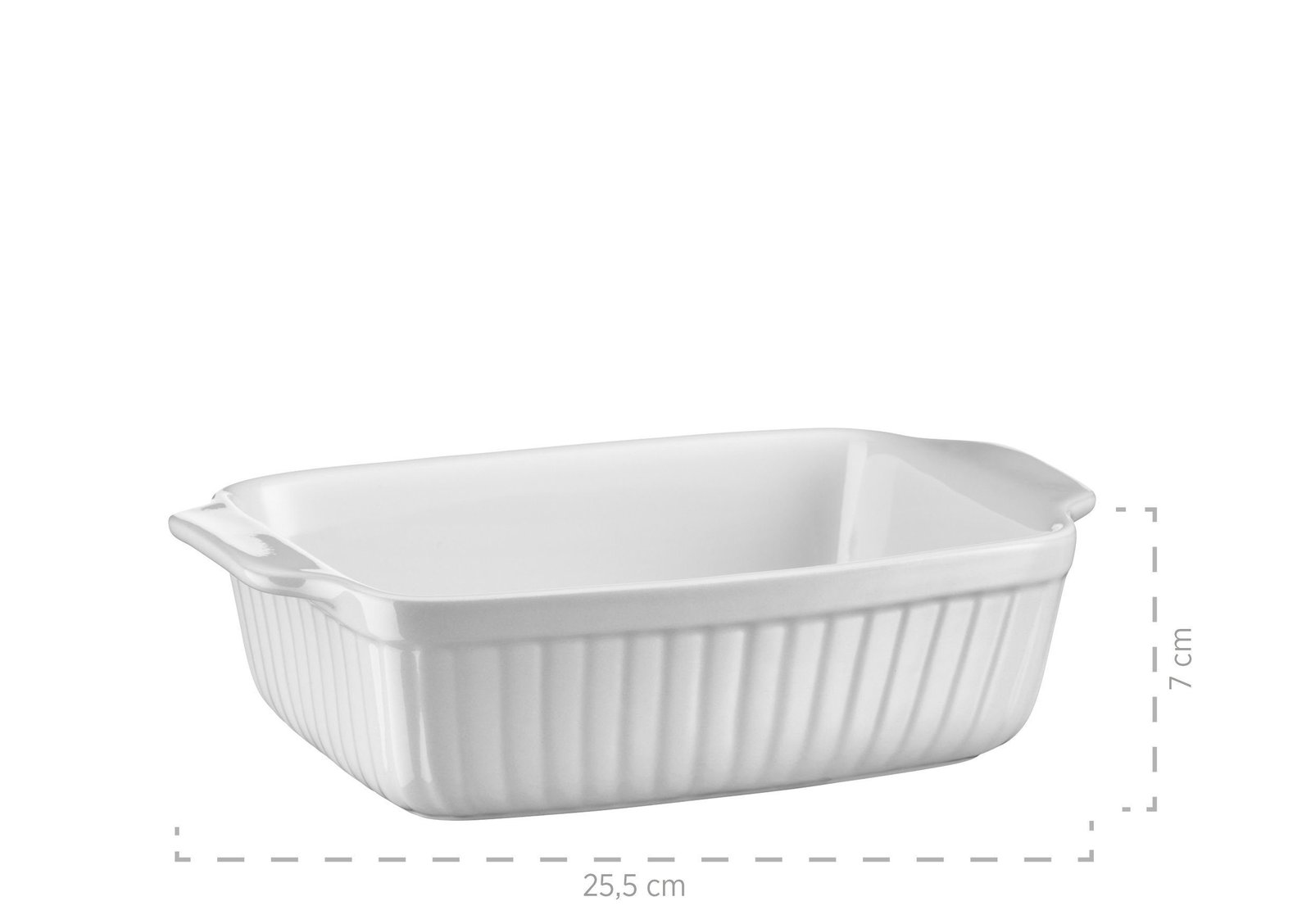 Mu00C4SER Auflaufformen MÄSER Auflaufform KITCHEN TIME, Keramik, (2-St) Weiß