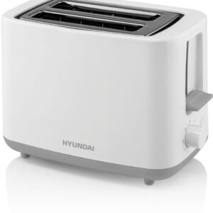 Hyundai 2-Scheiben-Toaster Hyundai Toaster TO261, 2 Schlitze, für 2 Scheiben, 700 W, 7 Leistungsstufen, STOP Taste, Krümelschublade