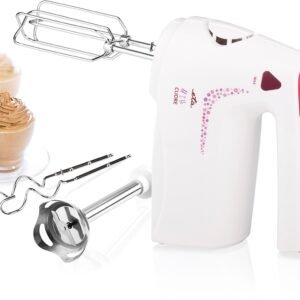 eta Handmixer CUORE ETA108990000, 350 W, Funktionen: Schlagen, Kneten und Mixen, 4 Drehzahlstufen, Taste MAX Handmixer eta