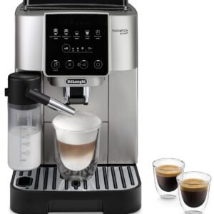 De'Longhi Kaffeevollautomat Magnifica Start Milk ECAM220.80.SB, intuitives Bedienfeld mit Soft-Touch-Symbolen, silber-schwarz De\u0027Longhi Kaffeevollautomaten