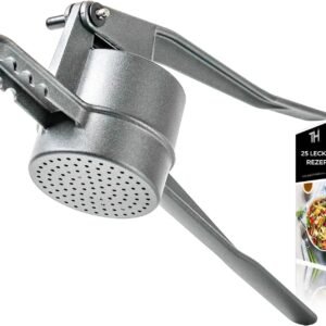 Thiru Spätzlepresse Kartoffelpresse mit Auflagerasten - Spätzle, Kartoffeln, Saft, Knöpfle, Made in Germany Thiru Spätzlepressen
