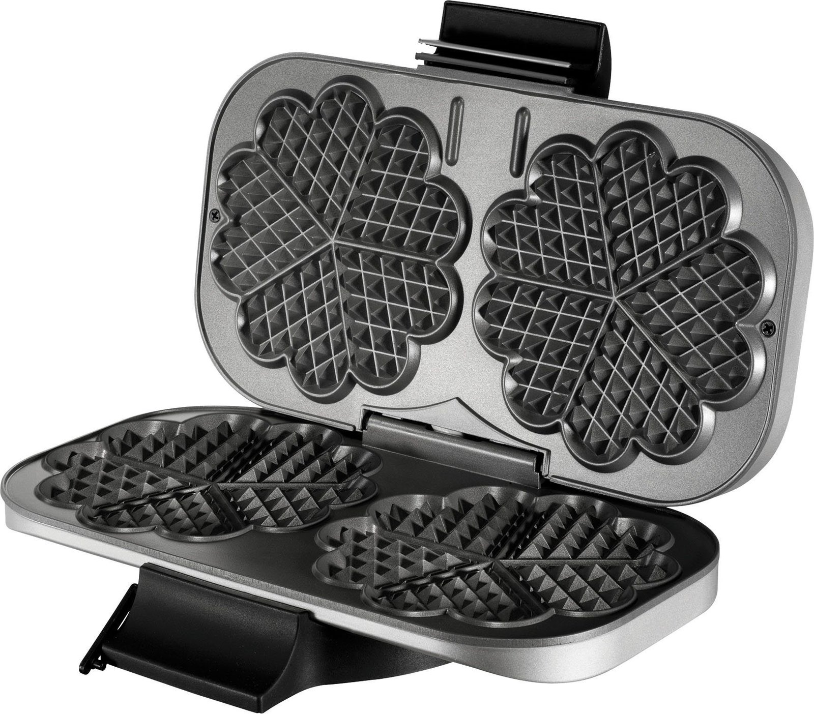 Unold Unold Waffeleisen Doppel-Waffelautomat 48241, 1100 W Herzwaffeleisen